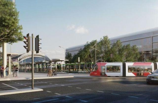 A render of the Parramatta Light Rail Stage 2 project